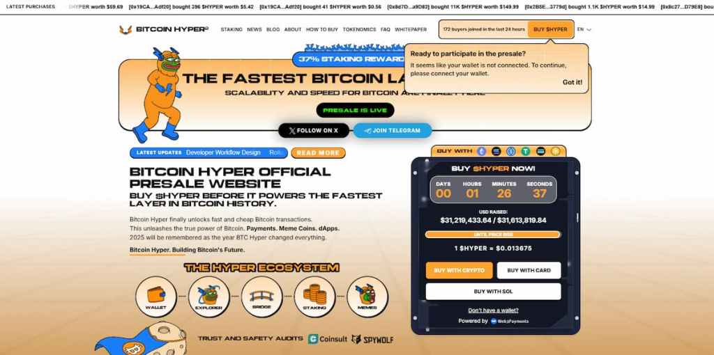 Bitcoin Hyper next crypto to explode