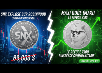 Synthetix (SNX) s’envole après son listing sur Robinhood : Un nouveau rallye en vue ?