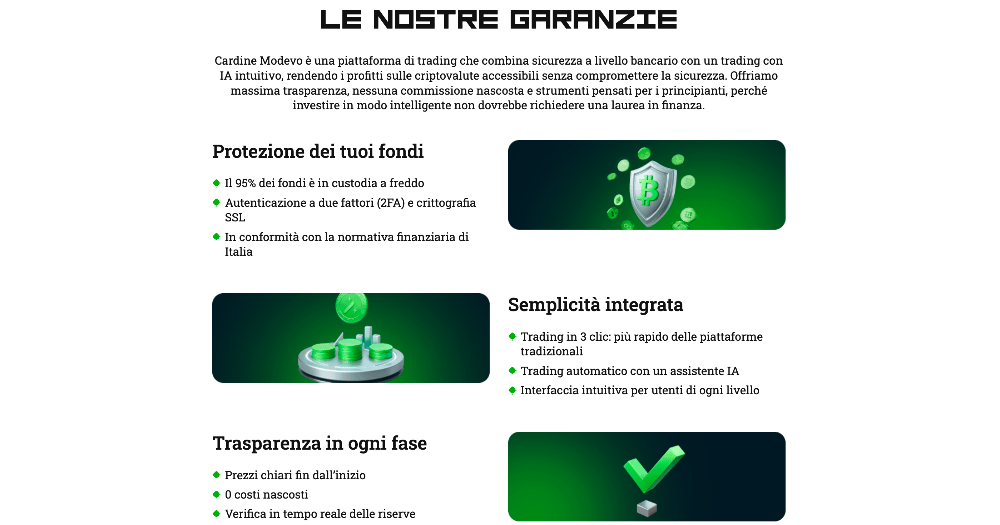 Le nostre garanzie