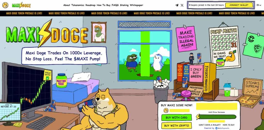 Maxi Doge New Crypto to Explode