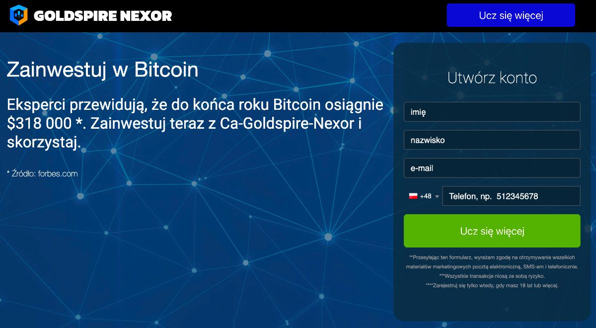 Strona główna CA Goldspire Nexor