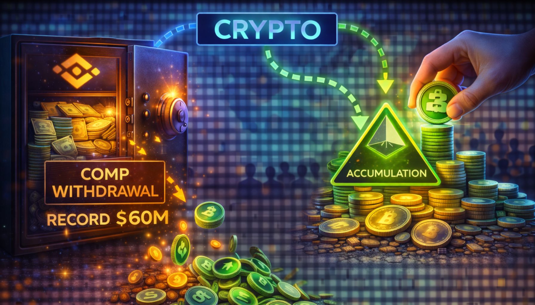 Crypto Accumulation Narrative Builds After Record Binance COMP Withdrawal