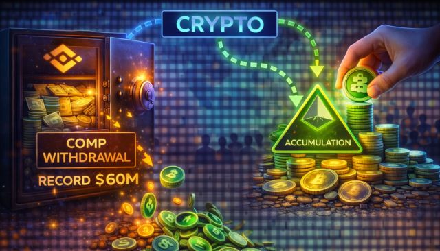 Crypto Accumulation Narrative Builds After Record Binance COMP Withdrawal