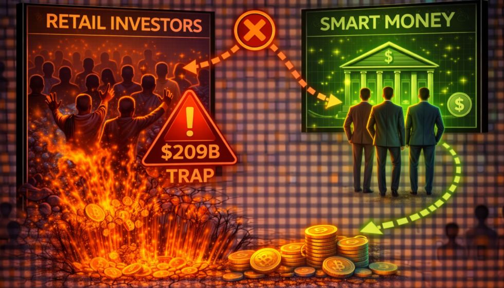 Retail’s Last Stand: The Crypto -$209B Liquidity Trap That Smart Money Refuses to Touch