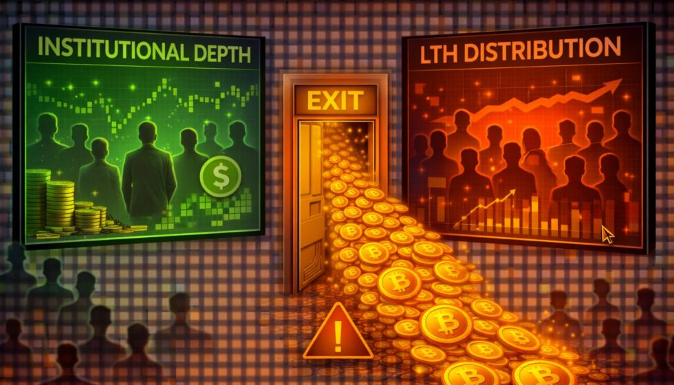 Wall Street’s Bitcoin Exit Door: How Institutional Depth Allowed LTH To Distribute Record Supply