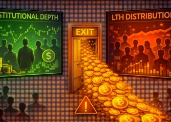 Wall Street’s Bitcoin Exit Door: How Institutional Depth Allowed LTH To Distribute Record Supply