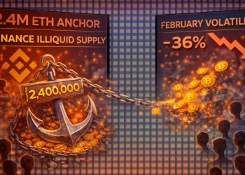 The 2.4 Million Ethereum Anchor: How Binance’s Illiquid Supply Is Absorbing ETH’s February Volatility
