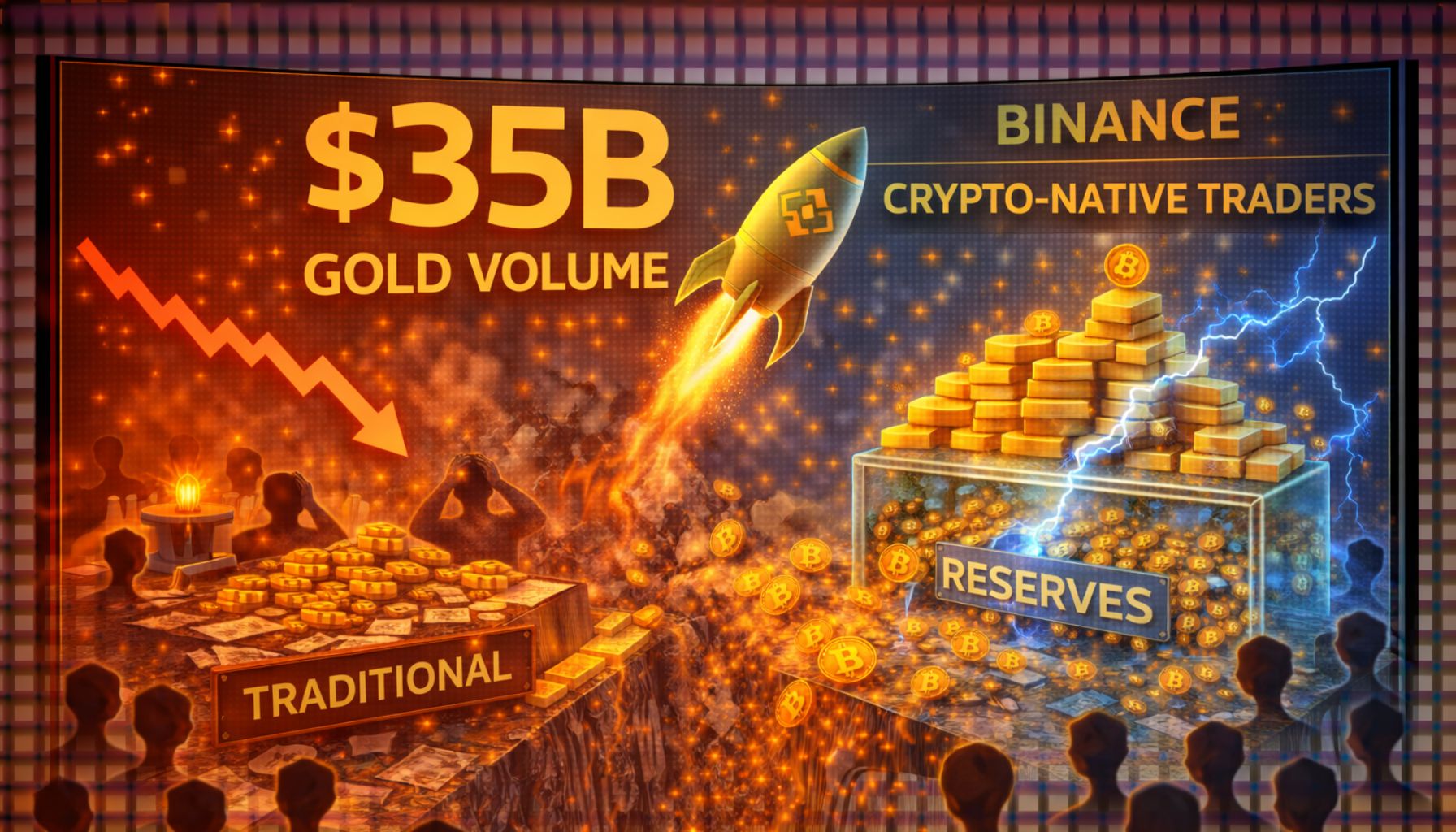 Binance Surpasses $35B In Gold Volume As Crypto-Native Traders Disrupt Traditional Commodity Desks