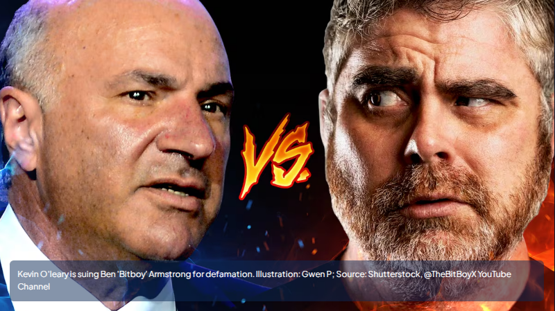 Crypto Courtroom Drama: Kevin O’Leary Wins Nearly $3M Against YouTuber ‘Bitboy’