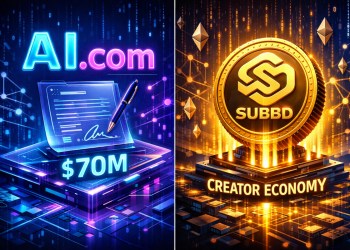 Crypto.com Founder Buys AI.com For $70M As The AI-Crypto Synergy Propels SUBBD Forward