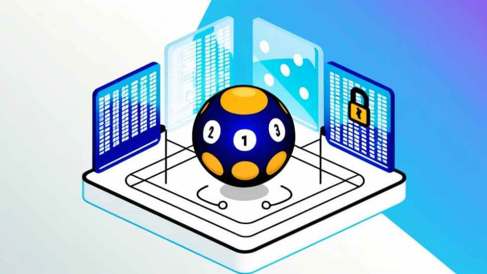 파워볼과 여러 스크린이 있는 일러스트레이트