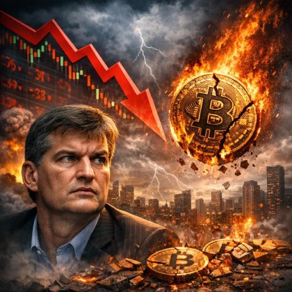 ‘Big Short’ Investor Michael Burry Issues Warning As Bitcoin Crashes Toward $65,000