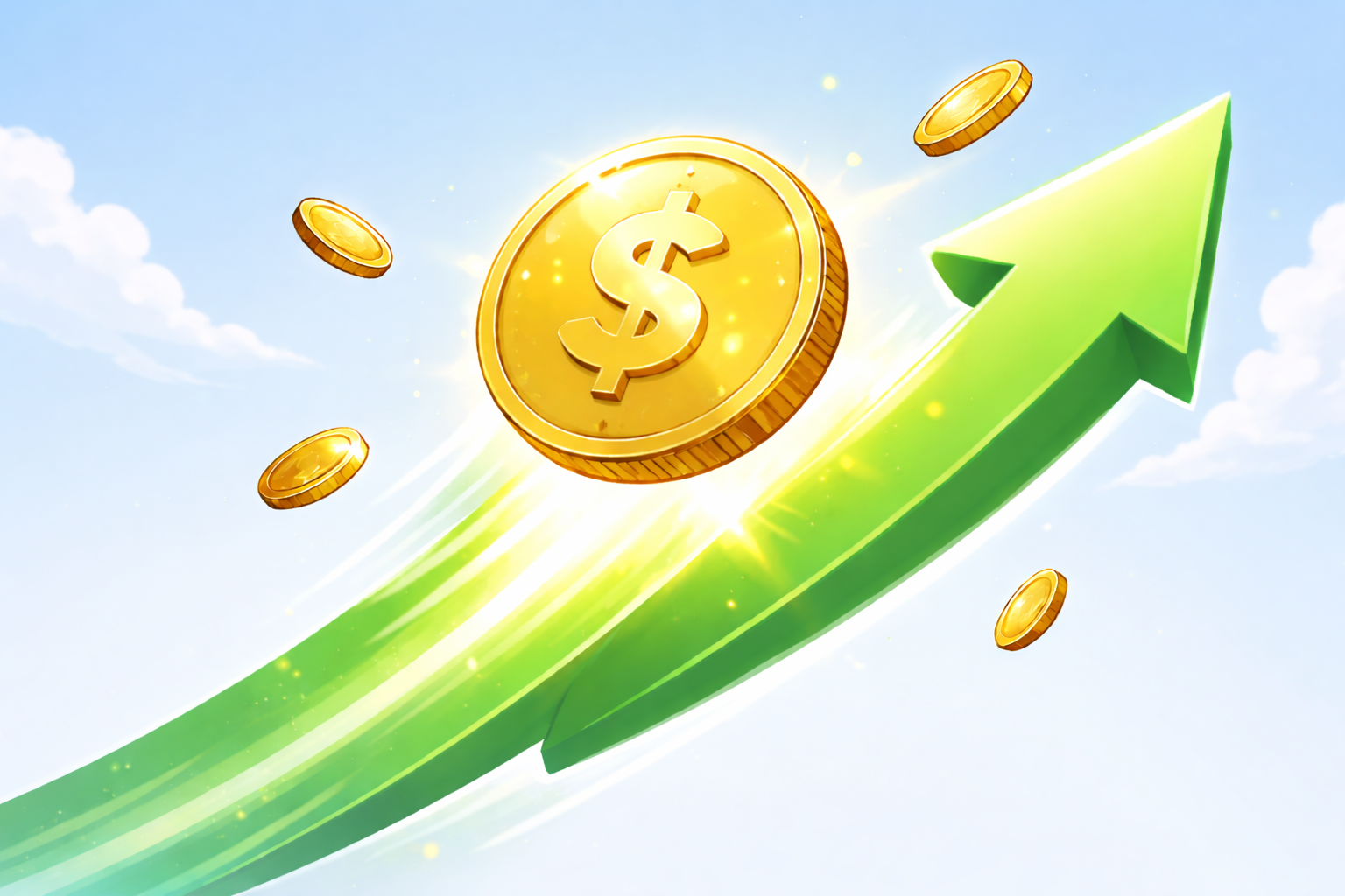 밈코인 상승 이미지