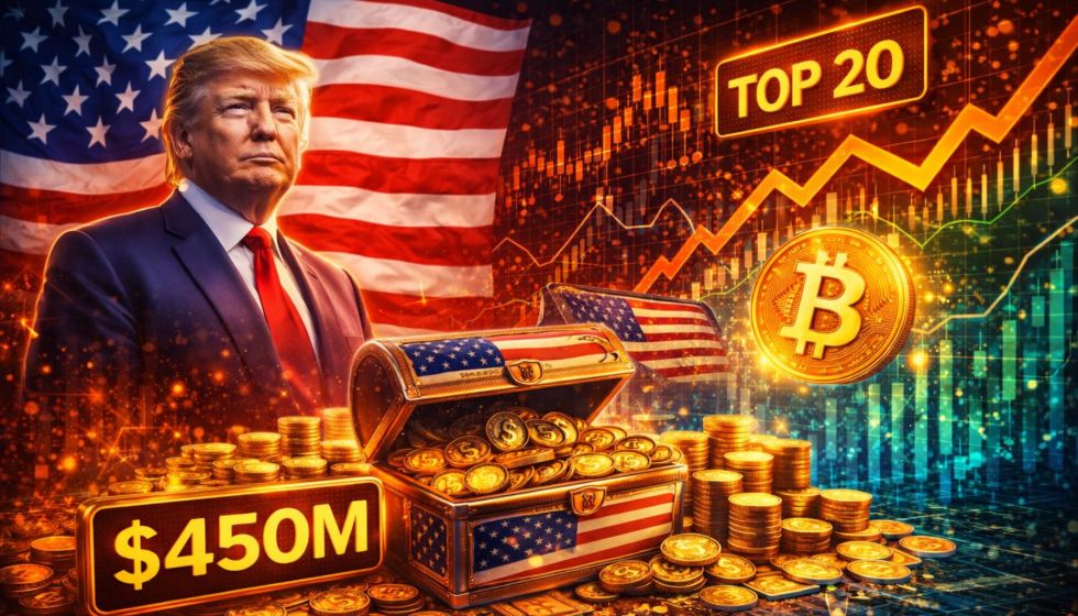 Trump-Backed American Bitcoin Accumulates $450M BTC, Enters Top 20 Treasury Holders