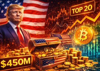Trump-Backed American Bitcoin Accumulates $450M BTC, Enters Top 20 Treasury Holders