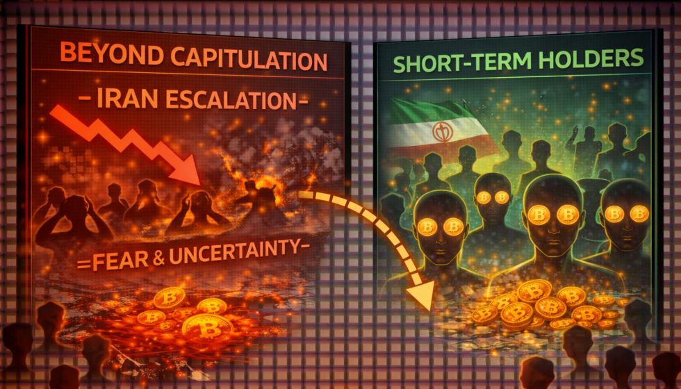 Beyond Capitulation: Why Bitcoin’s Short-Term Holders Refuse To Blink Amid Iran Escalation