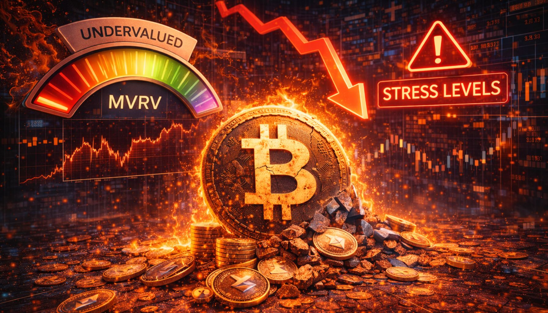 Is Bitcoin Undervalued? MVRV Ratio Mirrors Post-FTX Stress Levels