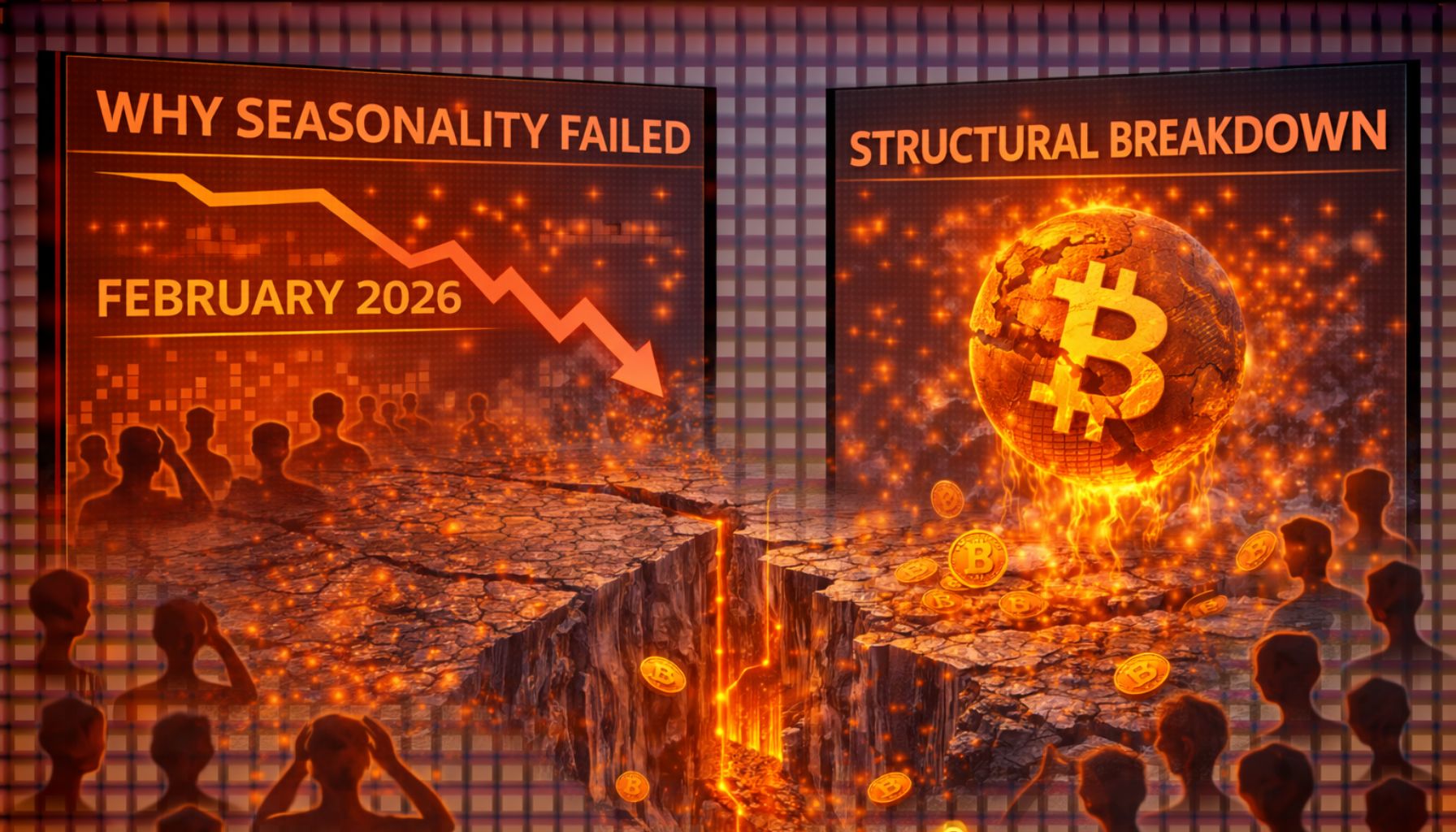 Why Bitcoin Seasonality Failed: Inside BTC’s Structural Breakdown In February 2026