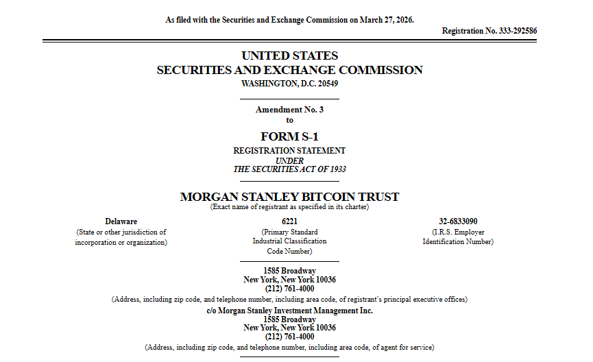 Morgan Stanley Eyes Bitcoin ETF With Fee That Could Shake An $83 Billion Market