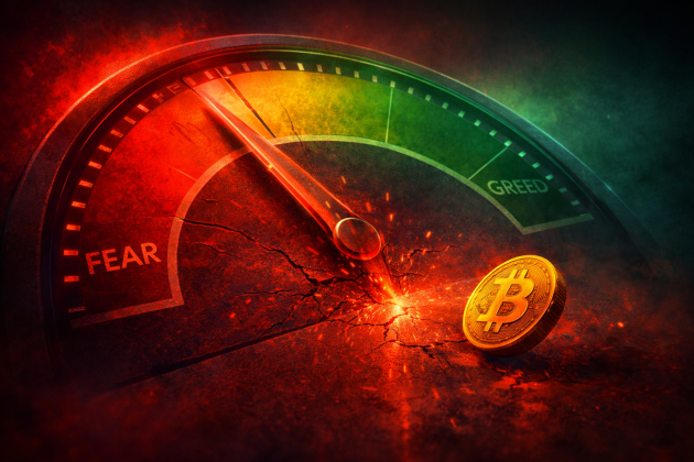 Bitcoin Sentiment Slides Back Into Extreme Fear Just Days After Recovery