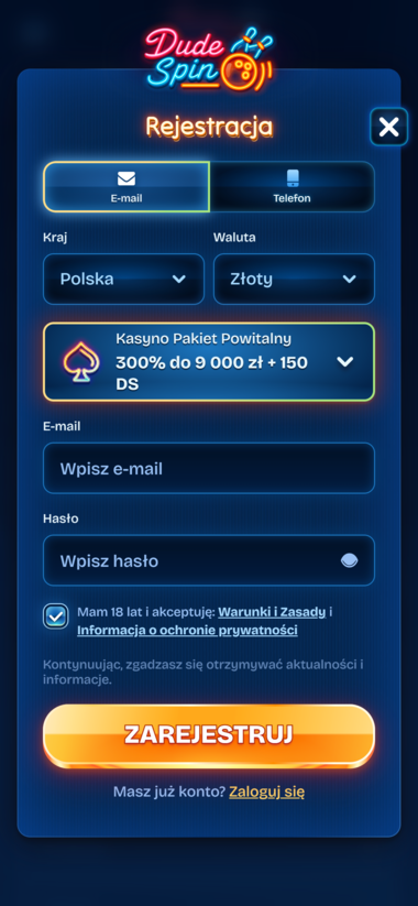 dudespin blik kasyno