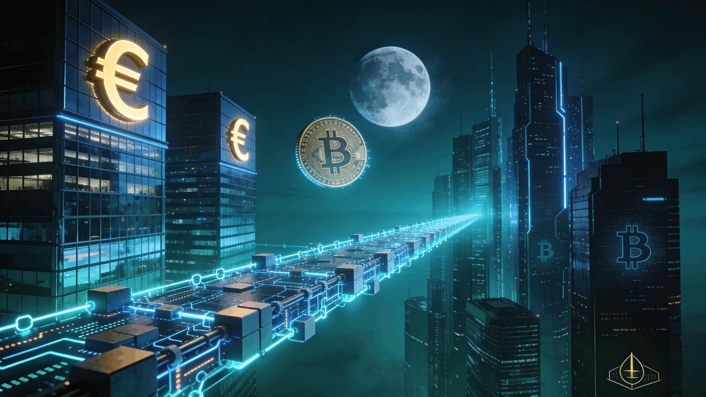 Bancos Europeus Correm Atrás de Cripto: Corrida por Stablecoin Digital Aquece Antes do Euro Digital