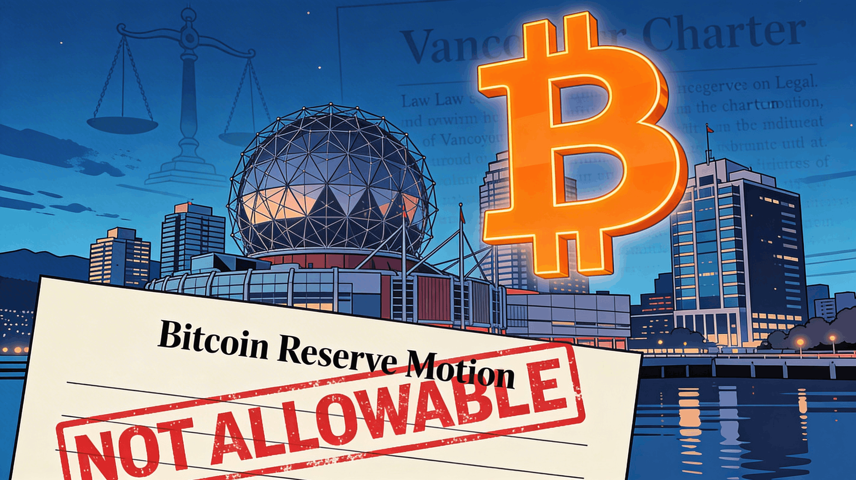 Vancouver Mayor’s Bitcoin Reserve Dream Hits Legal Wall