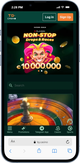 tg casino mobile