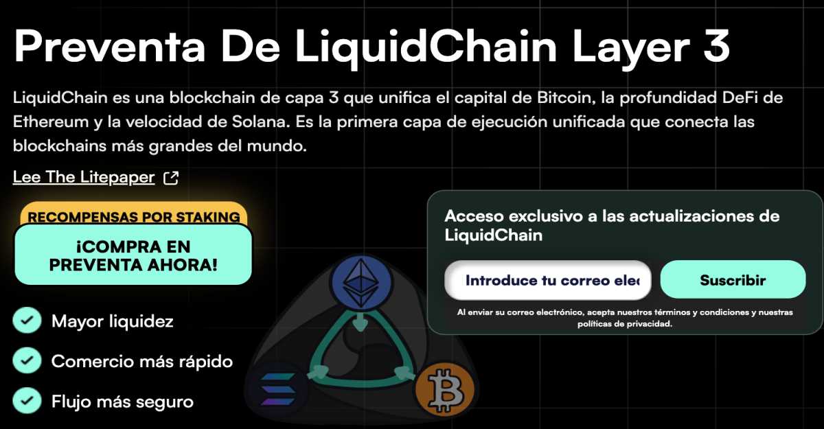 LiquidChain impulsa la liquidez multichain con ejecución más eficiente