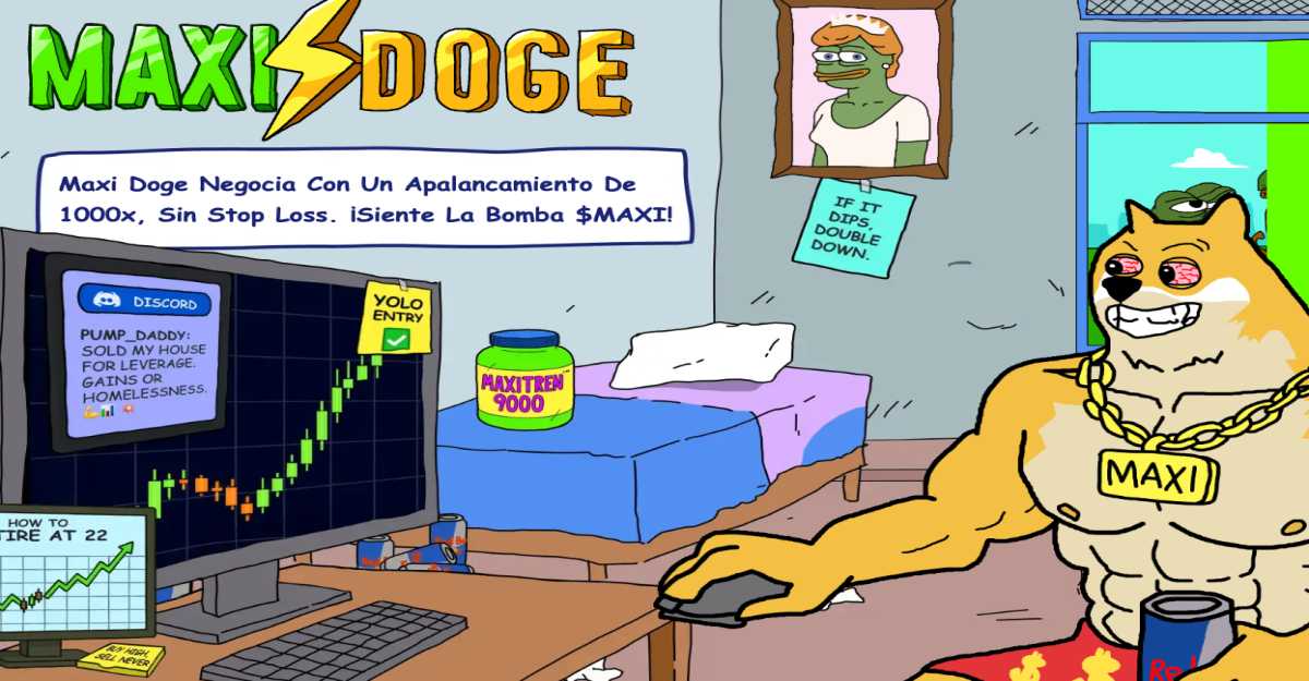 Maxi Doge – memecoin con narrativa viral inspirada en la cultura cripto