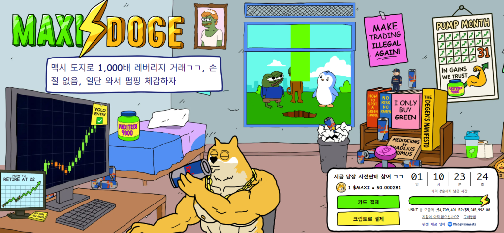 맥시 도지 사전판매 웹사이트