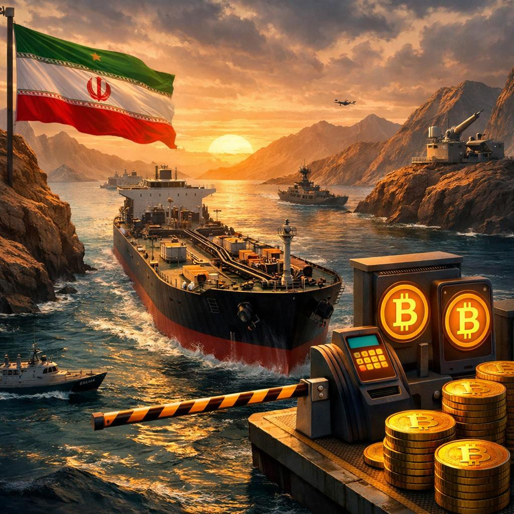 Iran Announces Crypto Tolls: Oil Tankers Must Pay In Bitcoin For Hormuz Passage