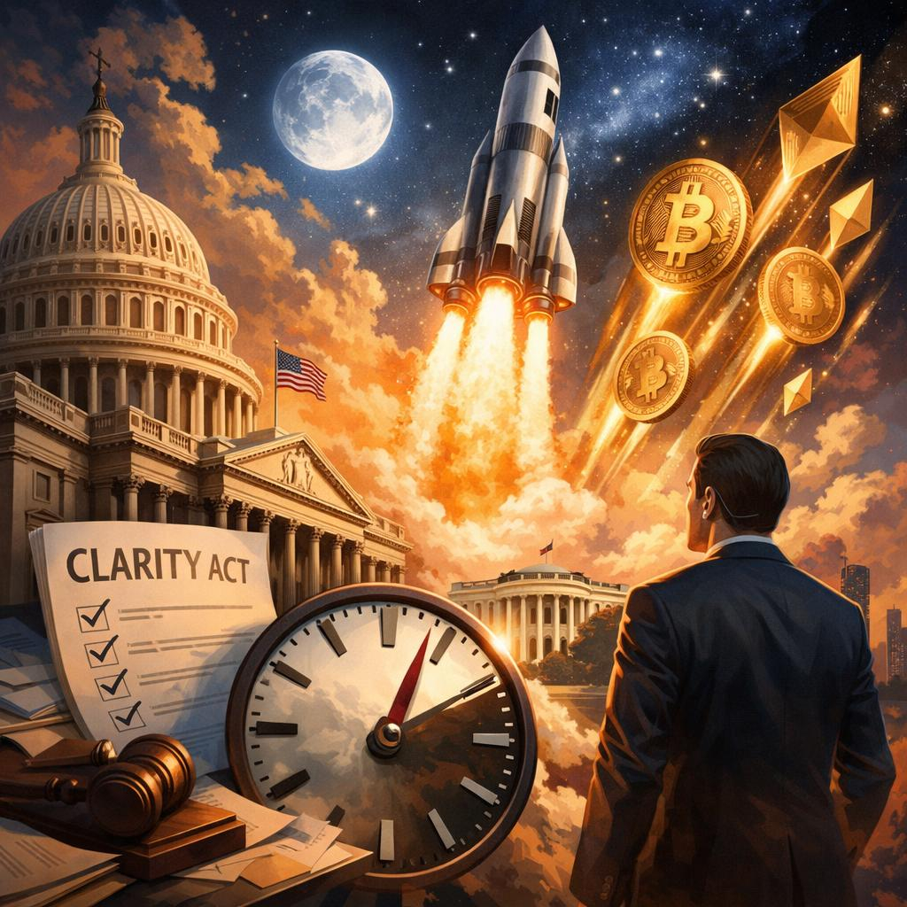 CLARITY Act Nears Last Markup—White House Adviser Sees ‘Rocket Ship’ Crypto Boom