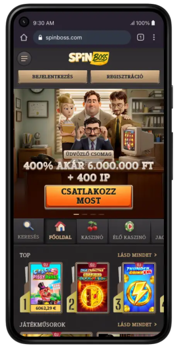 online kaszinó bónuszok  spinboss