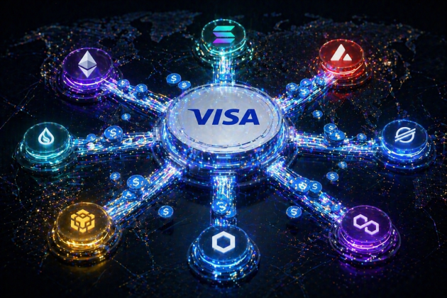 Visa Expands Stablecoin Pilot To 9 Blockchains As Usage Hits $7B Run Rate