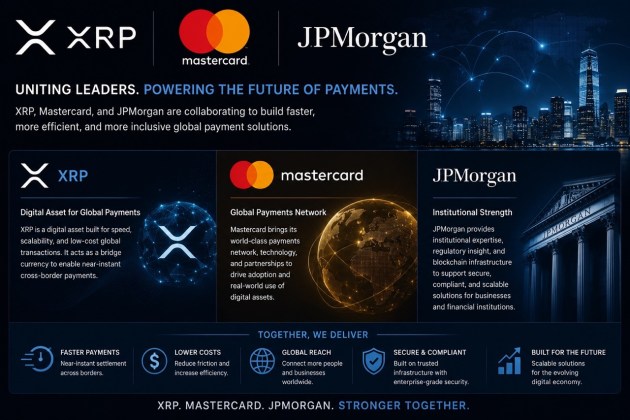 Ripple, Mastercard, And JPMorgan Break Ground As XRP Drives Interbank Settlement Rails