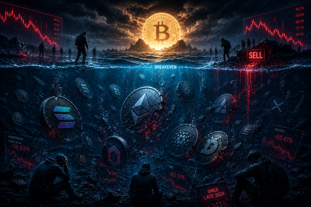 Altcoin Holders Have Been Realizing Losses Since 2024, Glassnode Says