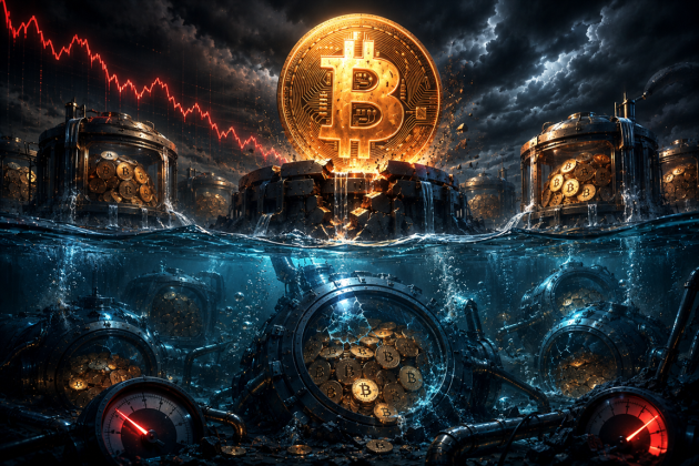 Bitcoin Correction Pushes 580,000 BTC Into Loss Territory