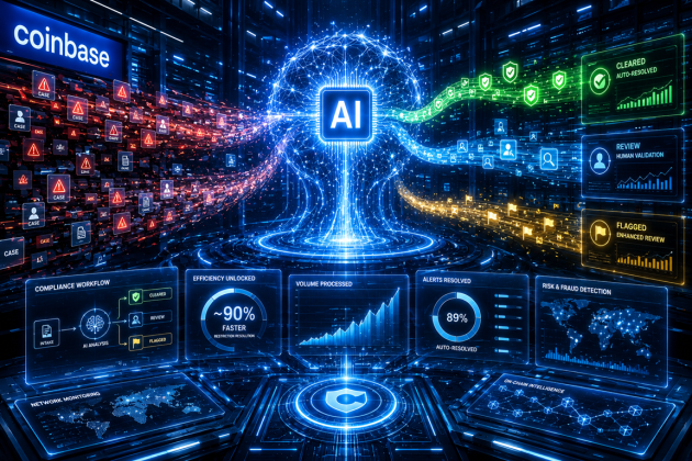 Coinbase CEO Says AI Made Compliance Workflows Up To 90% Faster