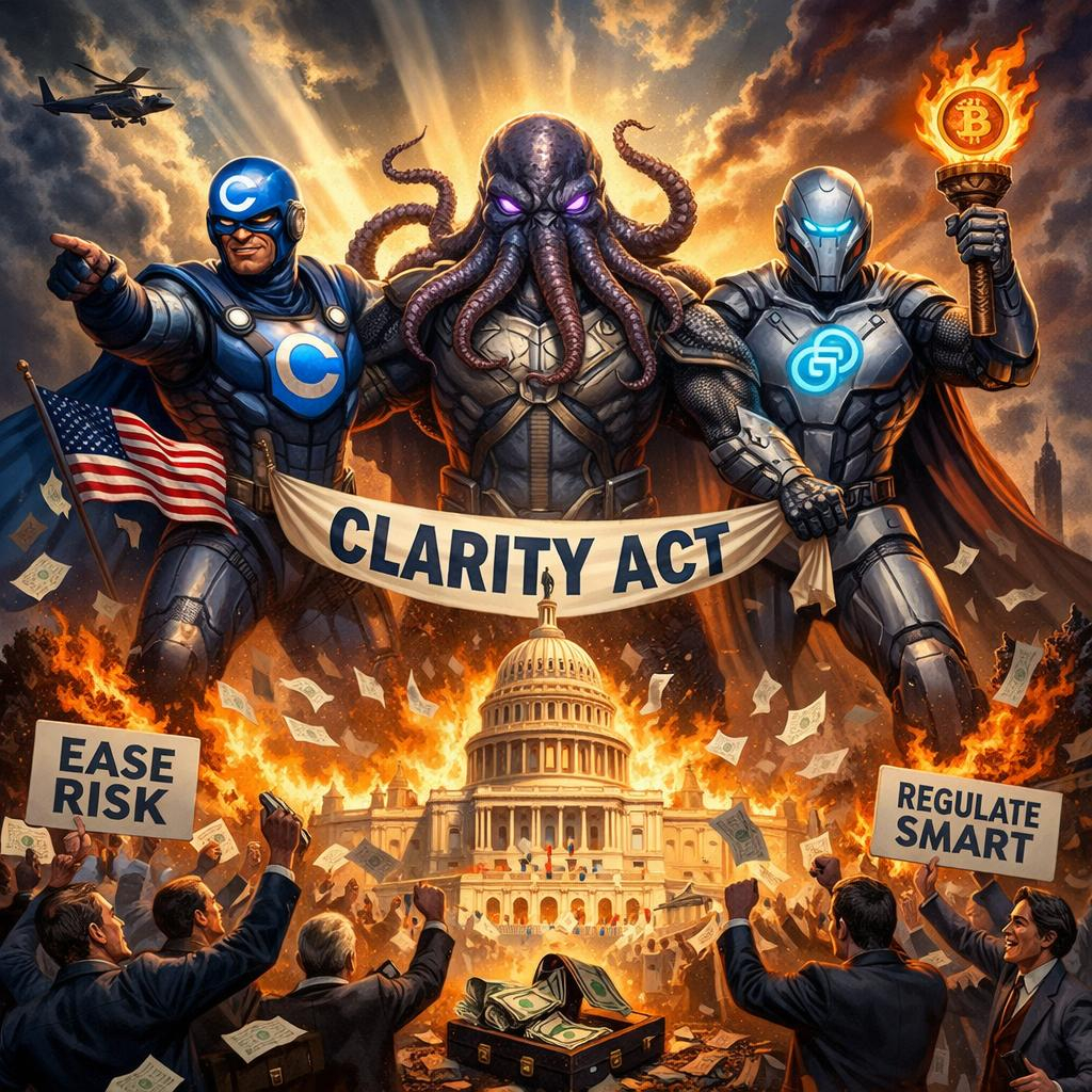 Crypto Titans Rally: Top US Exchanges Lobby For Risk Asset Easing In CLARITY Act | Bitcoinist.com