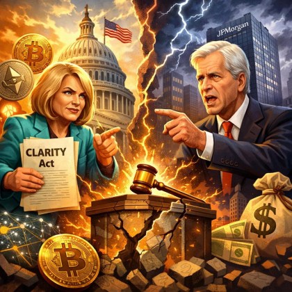 CLARITY Act At The Center Of Latest Political Clash: Sen. Lummis Hits Back At JPMorgan CEO