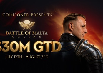 Battle of Malta Online Series Heats Up on CoinPoker as Players Chase Down $30M Crypto Prizes