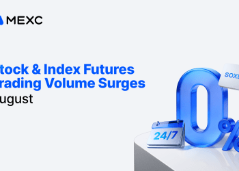 MEXC Stock Futures Trading Volume Rises 130% in August as Trading Activity Broadens Across U.S. and Korean emory and Semiconductor Sectors