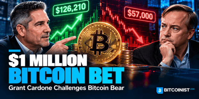 Grant Cardone Bets $1 Million on Bitcoin’s Comeback