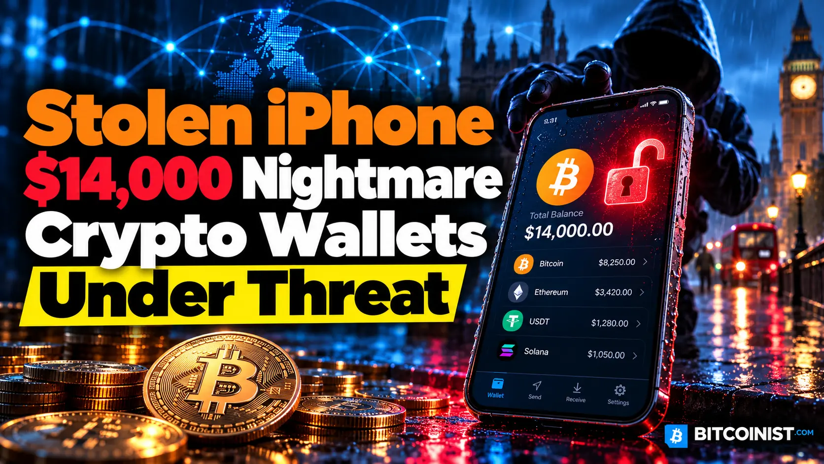 Stolen iPhone Sparks $14,000 Nightmare for Crypto Veteran