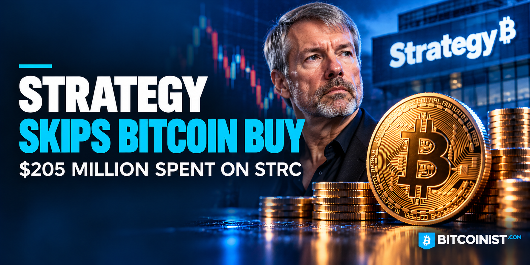 Strategy Pauses Bitcoin Purchases, Spends $205 Million on STRC Share Buyback