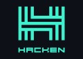 Hacken official cybersecurity and smart contract security audit emblem