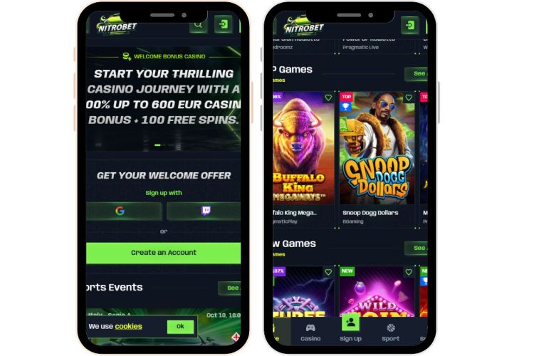 nitrobet mobile